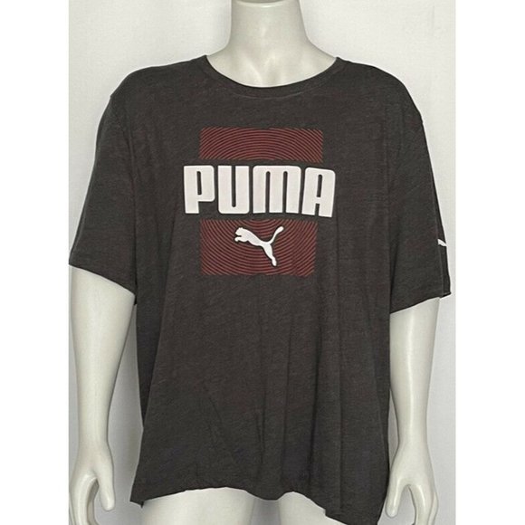 COPY - T Shirt Size 4XL Puma Essential Logo Mens Crew Neck Short Sleeve Dark Gr… - Picture 2 of 10
